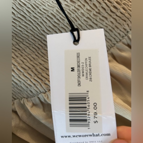 WeWoreWhat crinkle dress NEW - Picture 2 of 3